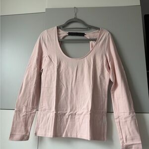 Victoria's Secret Light Pink Long Sleeve Tee